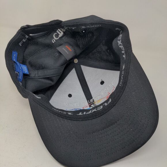 Port Authority Men's Strapback Hat Black OSFA Epic Fat Bike Team Logo - Picture 6 of 7